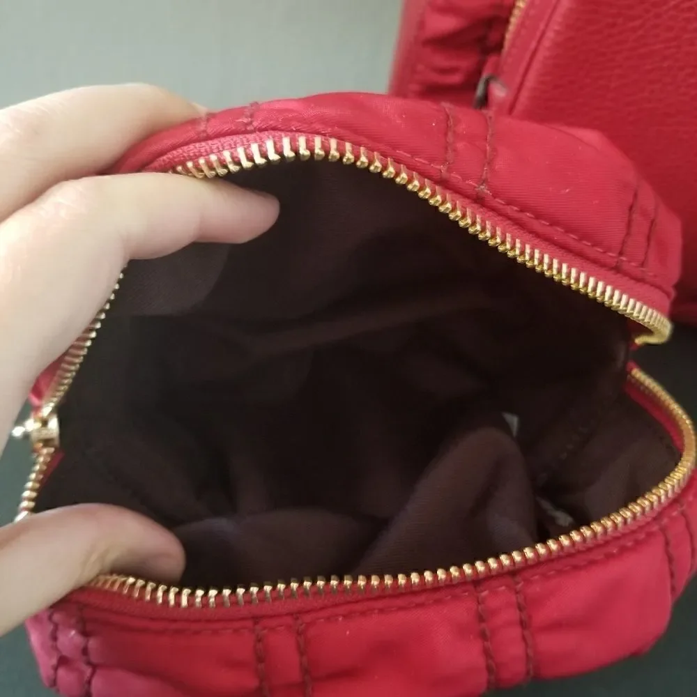 Coach Court Backpack and Cosmetic Bag Set